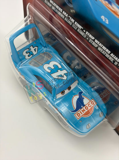 DISNEY PIXAR CARS 1:55 BY MATTEL - "STRIP WEATHERS AKA THE KING" CARS - 2023 RE-RELEASED - BNIP