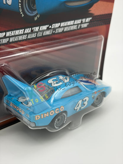 DISNEY PIXAR CARS 1:55 BY MATTEL - "STRIP WEATHERS AKA THE KING" CARS - 2023 RE-RELEASED - BNIP