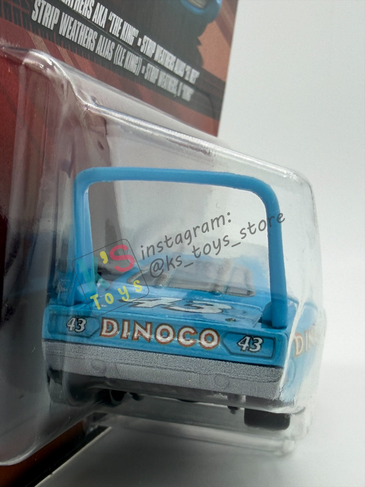 DISNEY PIXAR CARS 1:55 BY MATTEL - "STRIP WEATHERS AKA THE KING" CARS - 2023 RE-RELEASED - BNIP