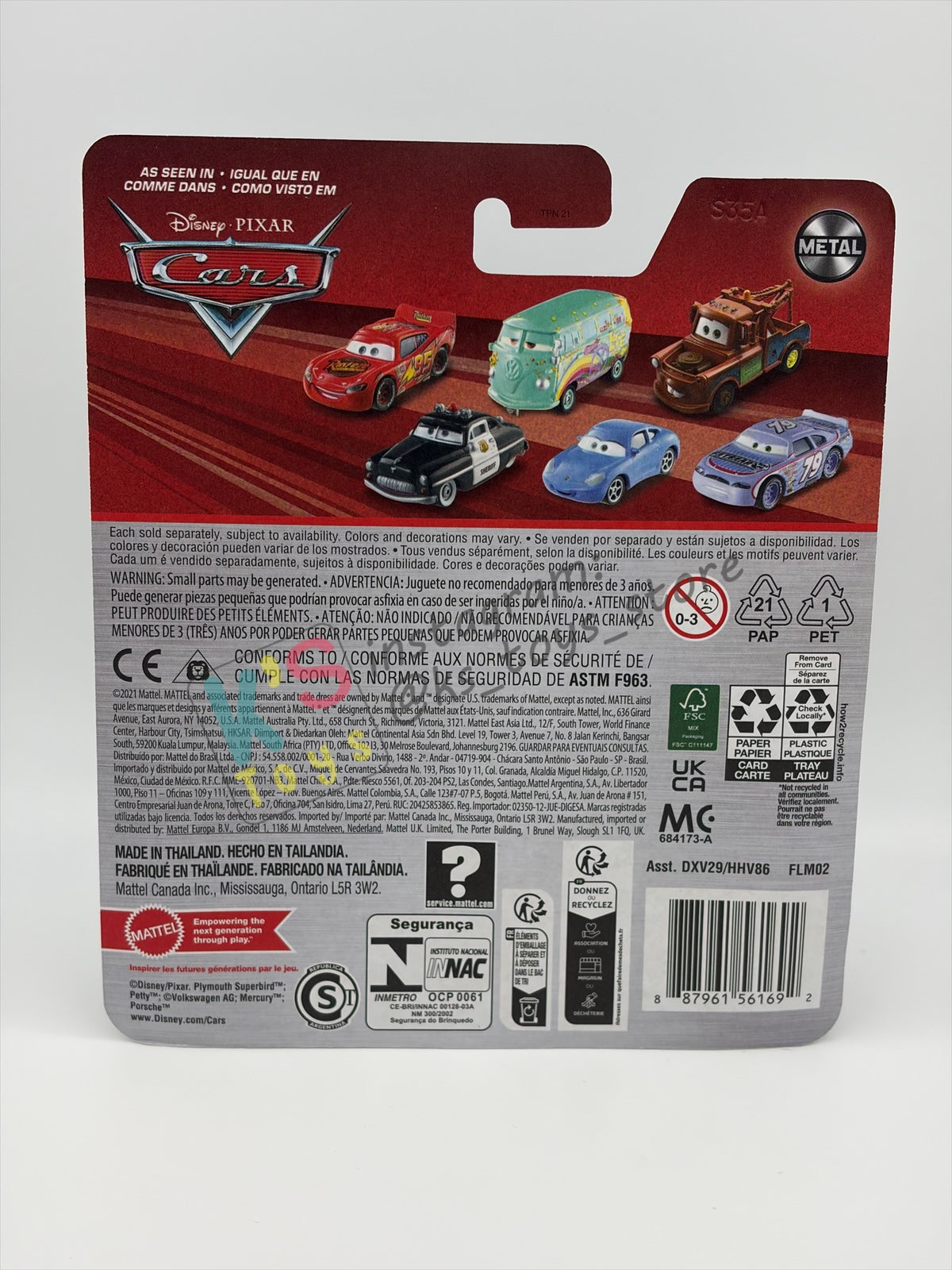 DISNEY PIXAR CARS 1:55 BY MATTEL - "STRIP WEATHERS AKA THE KING" CARS - 2023 RE-RELEASED - BNIP