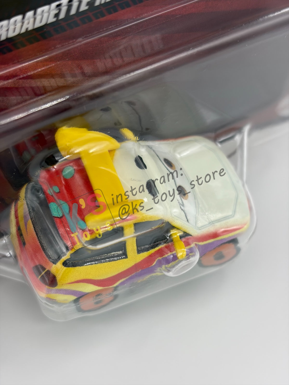 DISNEY PIXAR CARS 1:55 BY MATTEL, "ROADETTE MARKER" - 2024 RE-RELEASED VERSION - BNIP