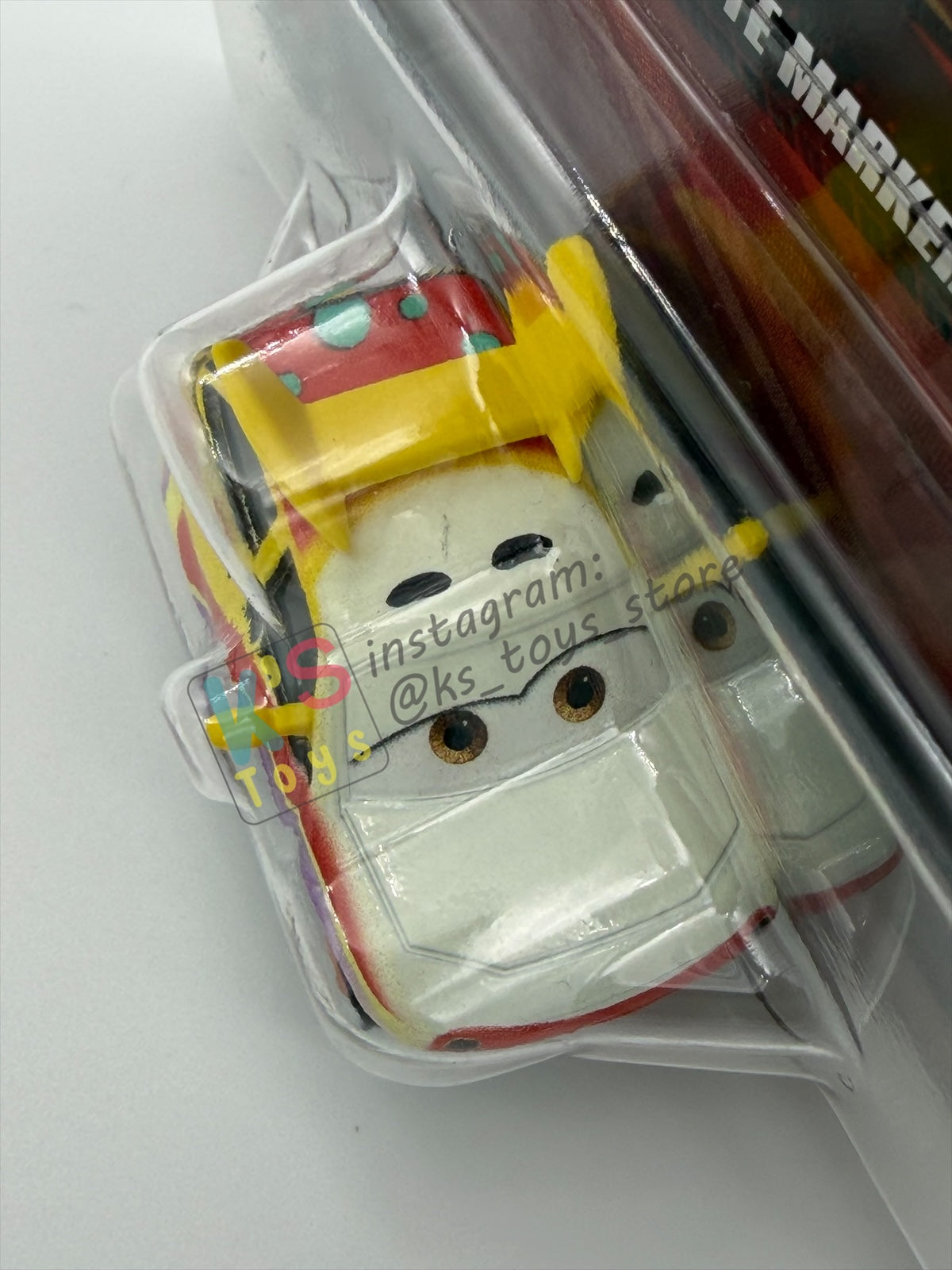 DISNEY PIXAR CARS 1:55 BY MATTEL, "ROADETTE MARKER" - 2024 RE-RELEASED VERSION - BNIP