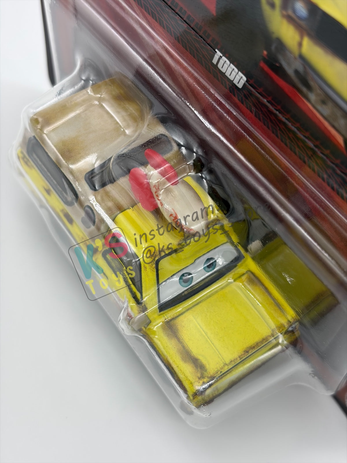 DISNEY PIXAR CARS 1:55 BY MATTEL, "TODD PIZZA PLANET" - 2023 RE-RELEASED VERSION - BNIP