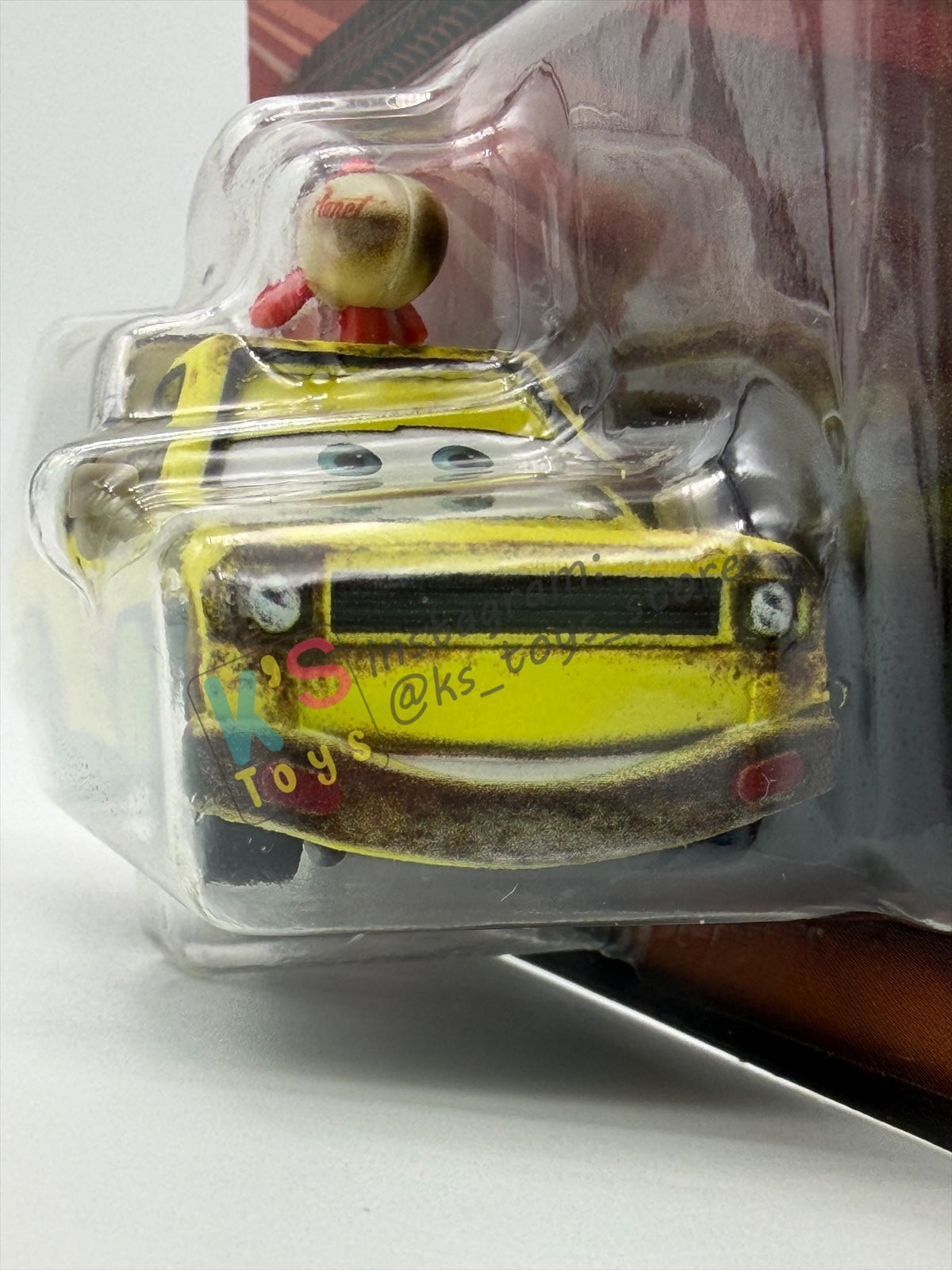 DISNEY PIXAR CARS 1:55 BY MATTEL, "TODD PIZZA PLANET" - 2023 RE-RELEASED VERSION - BNIP