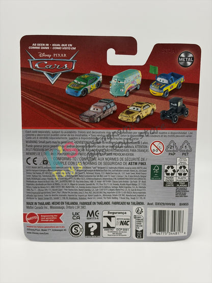 DISNEY PIXAR CARS 1:55 BY MATTEL, "TODD PIZZA PLANET" - 2023 RE-RELEASED VERSION - BNIP