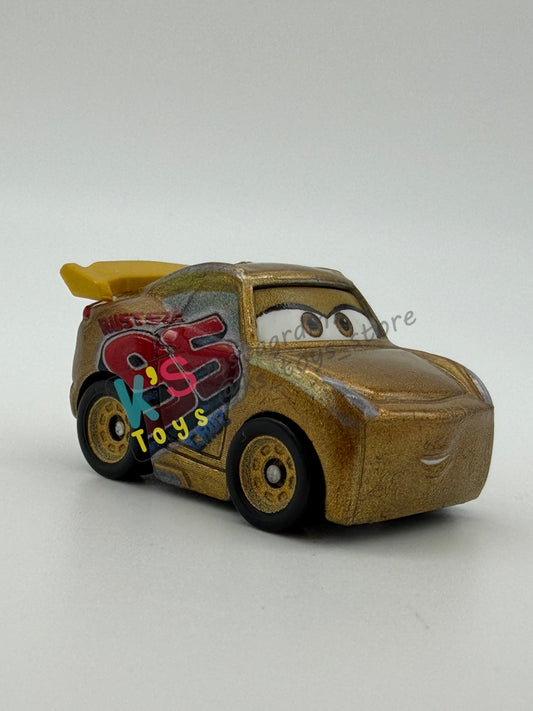 Loose Mini Racers Pixar Disney Cars, GOLD RUST-EZE CRUZ RAMIREZ - Mint / Near Mint Condition
