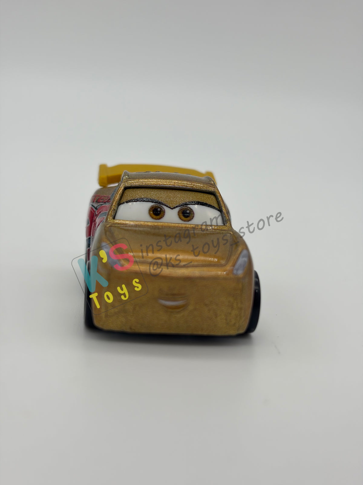 Loose Mini Racers Pixar Disney Cars, GOLD RUST-EZE CRUZ RAMIREZ - Mint / Near Mint Condition