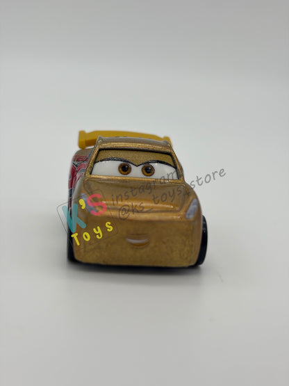 Loose Mini Racers Pixar Disney Cars, GOLD RUST-EZE CRUZ RAMIREZ - Mint / Near Mint Condition