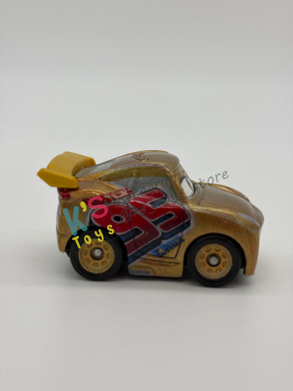 Loose Mini Racers Pixar Disney Cars, GOLD RUST-EZE CRUZ RAMIREZ - Mint / Near Mint Condition