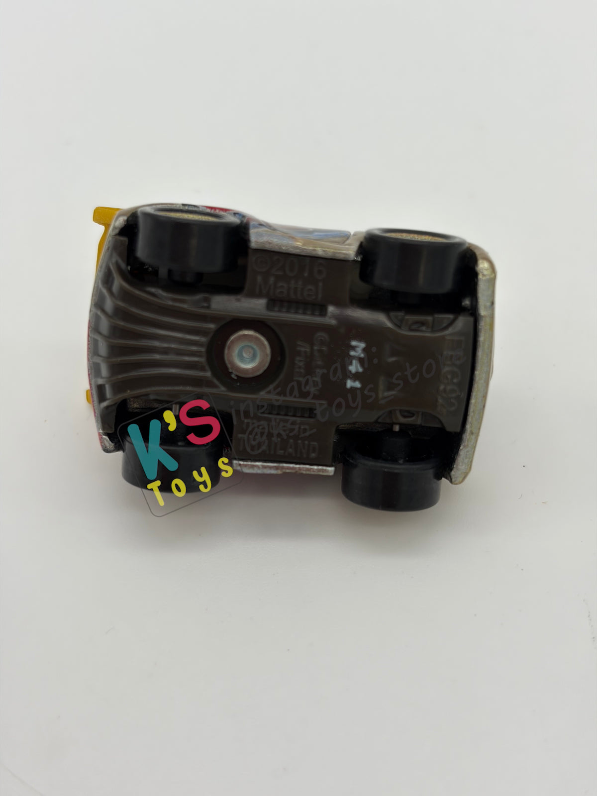 Loose Mini Racers Pixar Disney Cars, GOLD RUST-EZE CRUZ RAMIREZ - Mint / Near Mint Condition