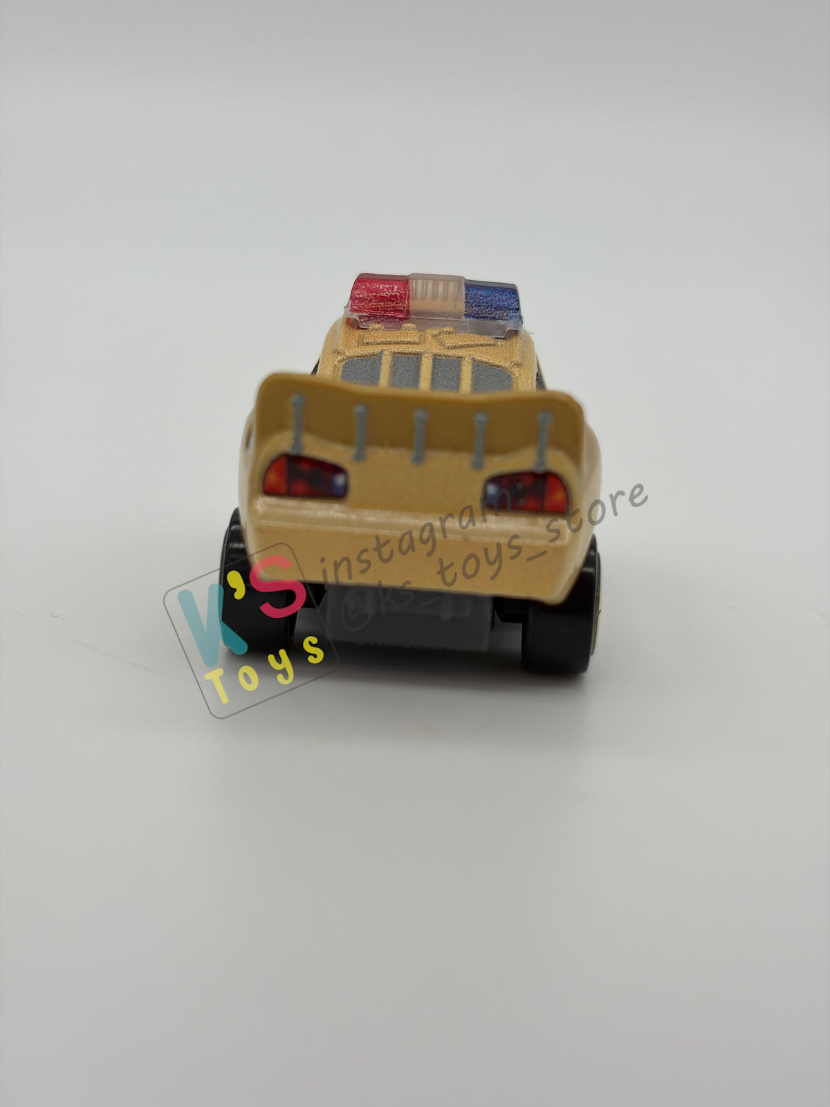 Loose Mini Racers Pixar Disney Cars, DEPUTY LIGHTNING MCQUEEN - Mint / Near Mint Condition