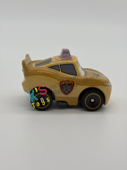 Loose Mini Racers Pixar Disney Cars, DEPUTY LIGHTNING MCQUEEN - Mint / Near Mint Condition
