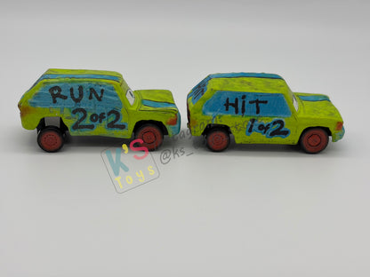 PRE-OWNED / LOOSE DISNEY PIXAR CARS BY MATTEL - "HIT AND RUN" THUNDER HOLLOWS SERIES - IN GOOD CONDITION