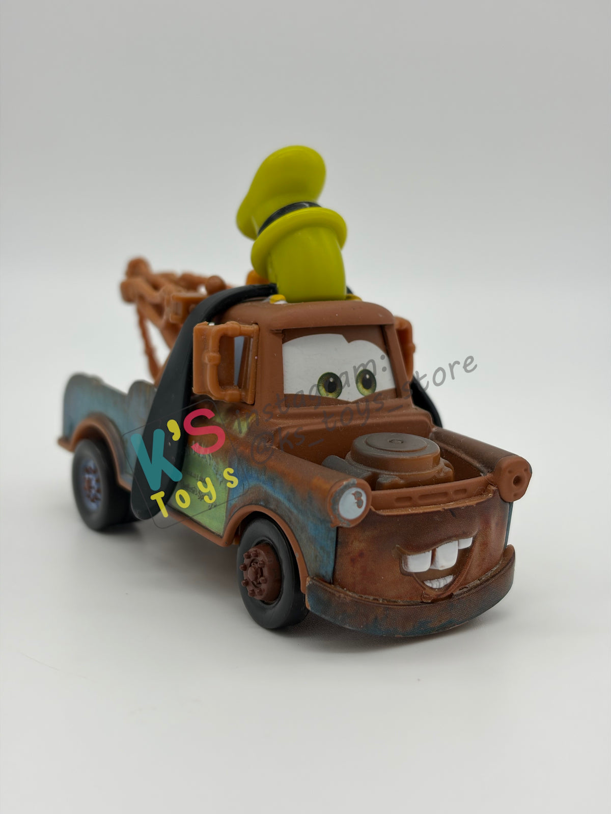 PRE-OWNED / LOOSE DISNEY PIXAR CARS - "GOOFY MATER" EXCLUSIVE DISNEY PARKS - NEAR MINT CONDITION