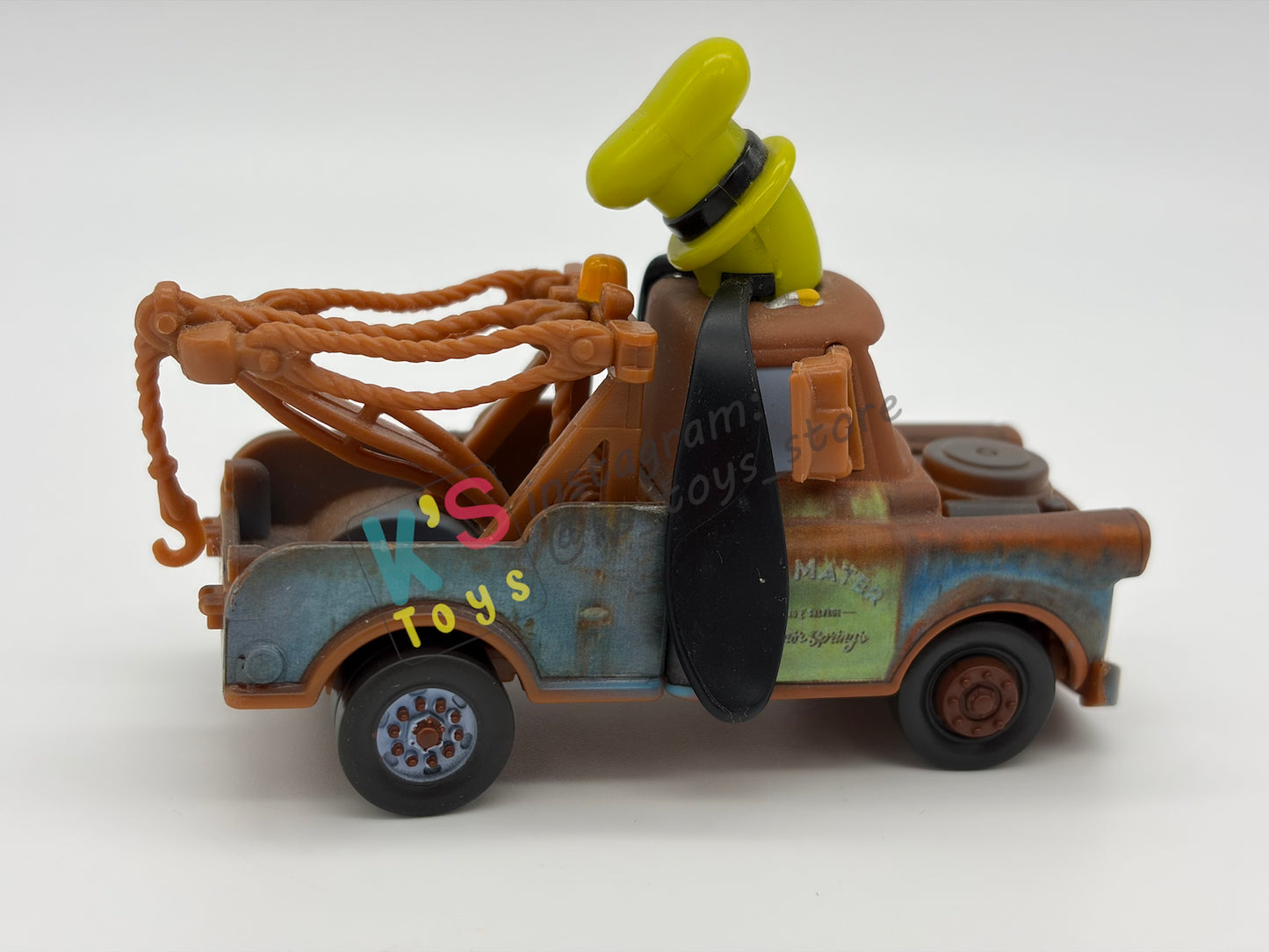 PRE-OWNED / LOOSE DISNEY PIXAR CARS - "GOOFY MATER" EXCLUSIVE DISNEY PARKS - NEAR MINT CONDITION
