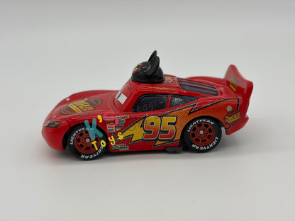 PRE-OWNED / LOOSE DISNEY PIXAR CARS - "LIGHTNING MCQUEEN AS MICKEY - DISNEY PARKS EXCLUSIVE - MINT CONDITION