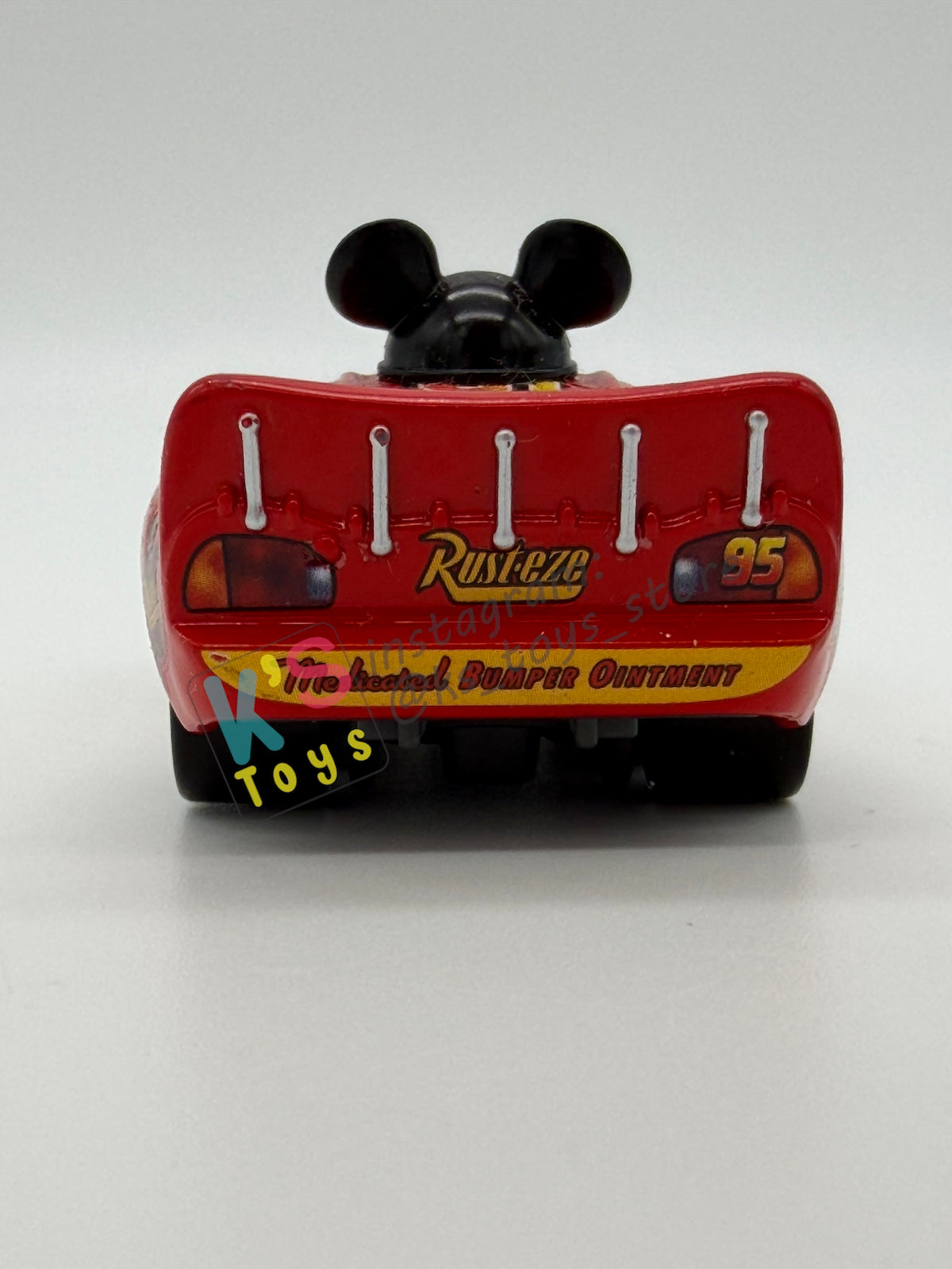 PRE-OWNED / LOOSE DISNEY PIXAR CARS - "LIGHTNING MCQUEEN AS MICKEY - DISNEY PARKS EXCLUSIVE - MINT CONDITION