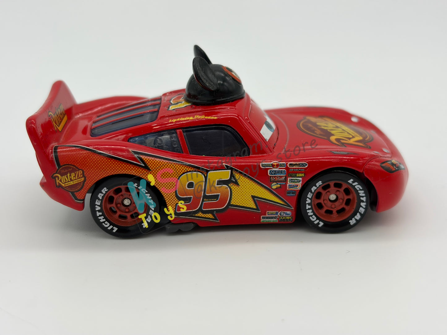 PRE-OWNED / LOOSE DISNEY PIXAR CARS - "LIGHTNING MCQUEEN AS MICKEY - DISNEY PARKS EXCLUSIVE - MINT CONDITION