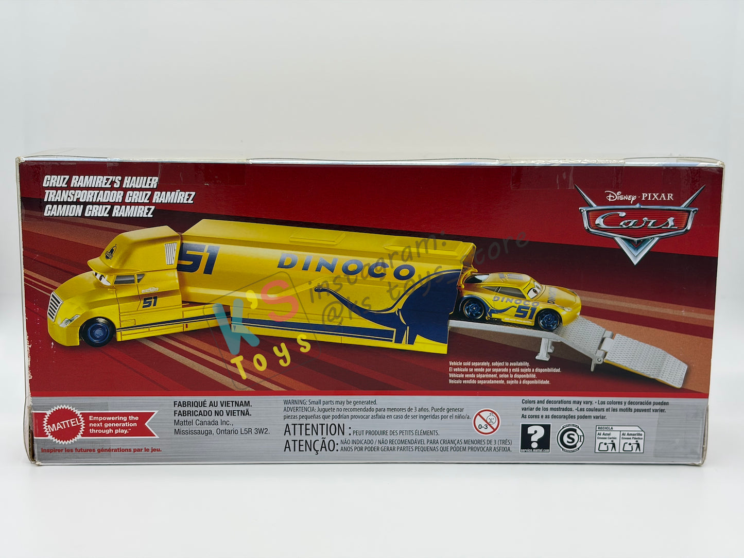 Hauler Disney Pixar Cars by Mattel, 2024 Cruz Ramirez Hauler - BNIP - READ DESCRIPTION!!