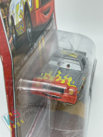 DISNEY PIXAR CARS 1:55 BY MATTEL, DARRELL CARTRIP #43 - THE WORLD OF CARS - BNIP