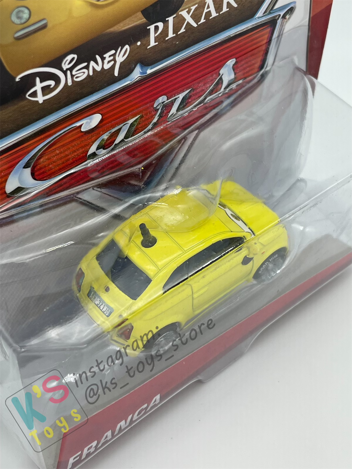 DISNEY PIXAR CARS BY MATTEL, FRANCA - FESTIVAL ITALIANO SERIES - BNIP