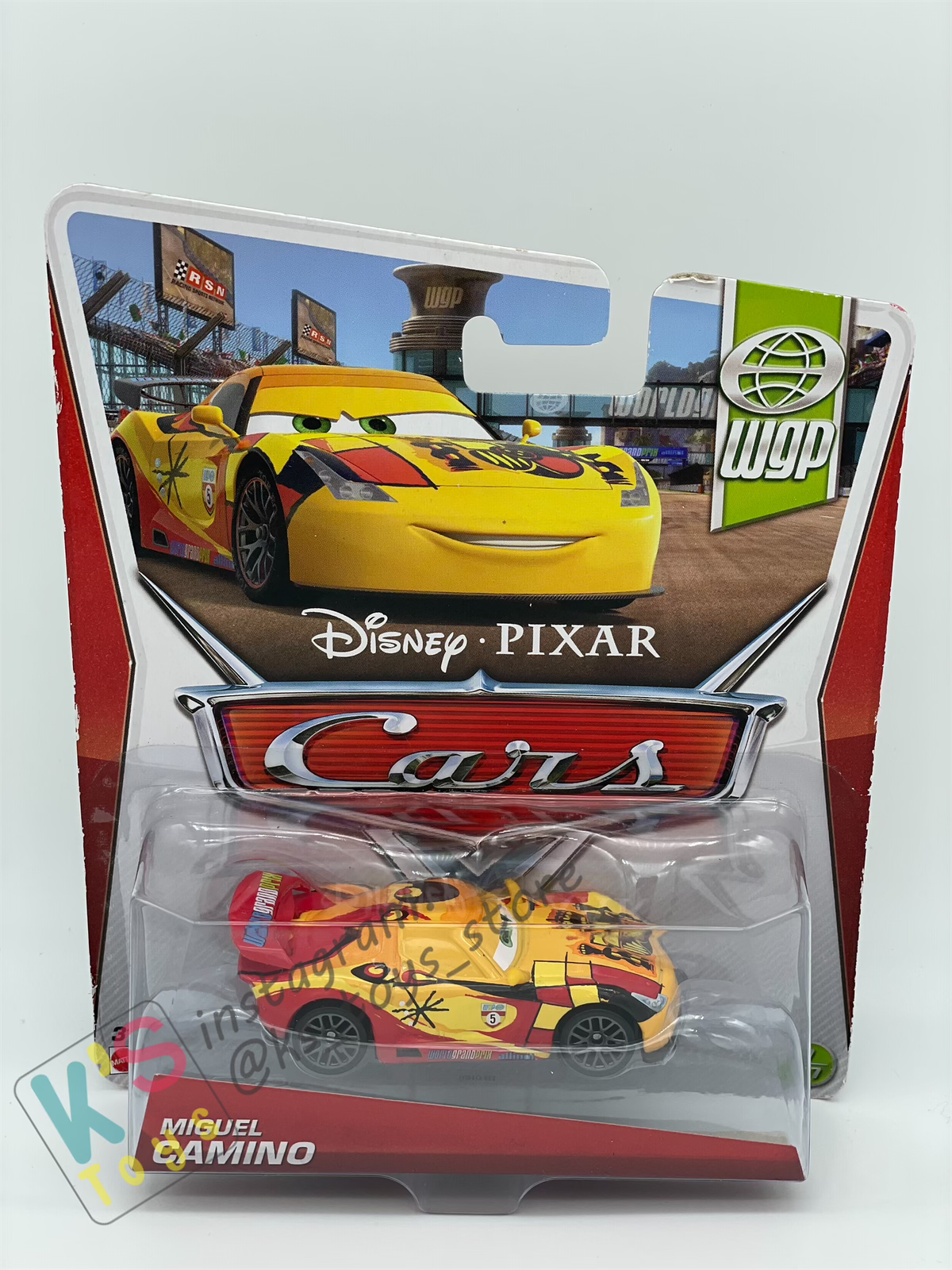 DISNEY PIXAR CARS BY MATTEL, MIGUEL CAMINO - WGP SERIES - BNIP