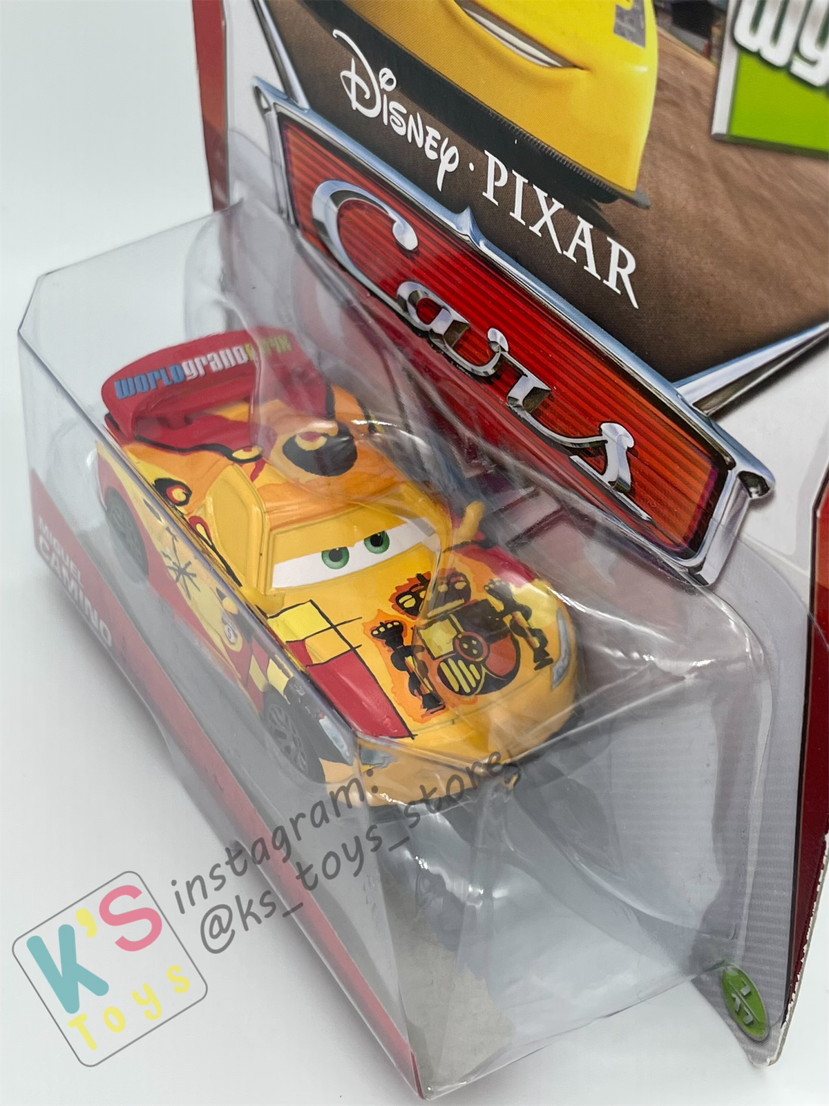 DISNEY PIXAR CARS BY MATTEL, MIGUEL CAMINO - WGP SERIES - BNIP