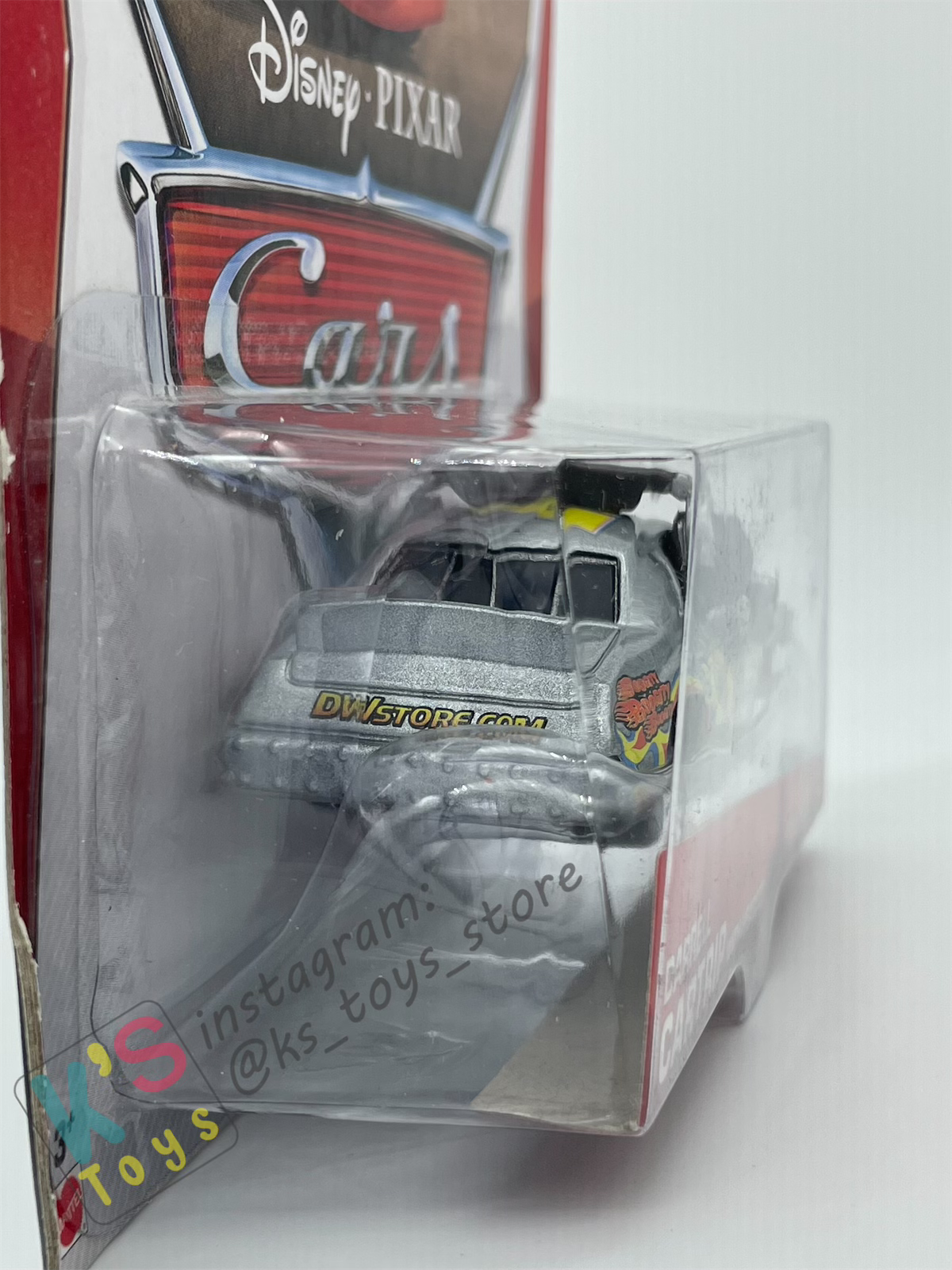 DISNEY PIXAR CARS BY MATTEL, DARRELL CARTRIP WITH HEADSET - WGP SERIES - BNIP