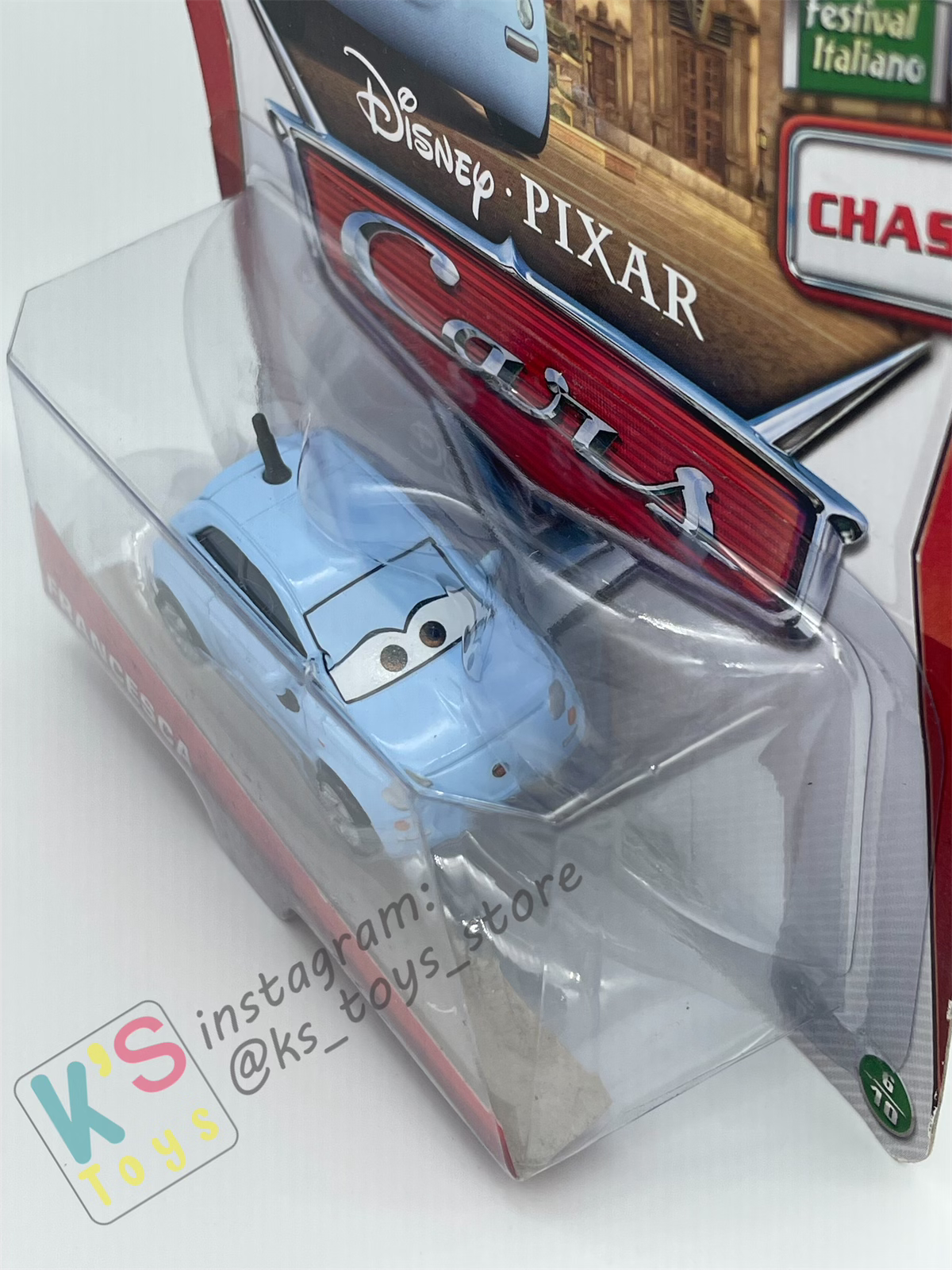 DISNEY PIXAR CARS 1:55 BY MATTEL, FRANCESCA - FESTIVAL ITALIANO SERIES - BNIP