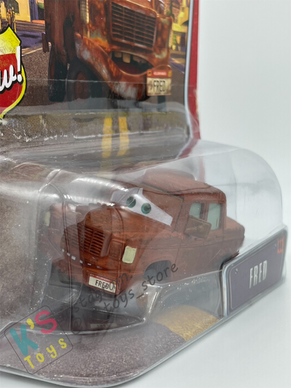 DISNEY PIXAR CARS 1:55 BY MATTEL, FRED - THE WORLD OF CARS SERIES - BNIP