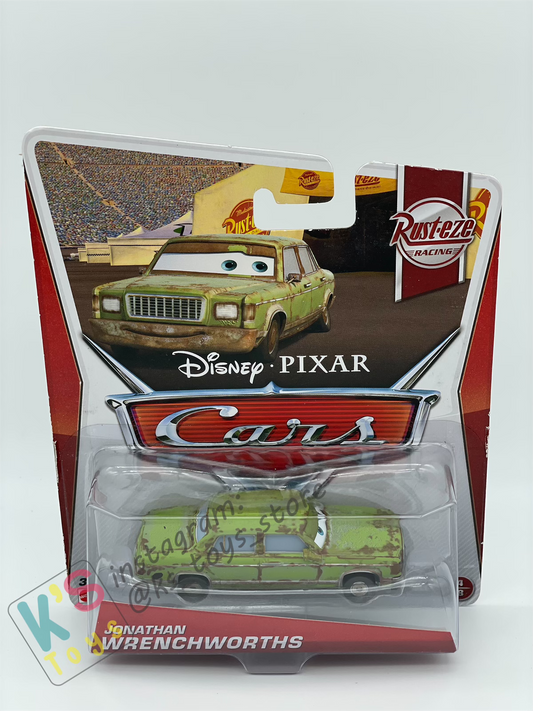 DISNEY PIXAR CARS BY MATTEL, JONATHAN WRENCHWORTHS - RUSTEZE RACING SERIES - BNIP