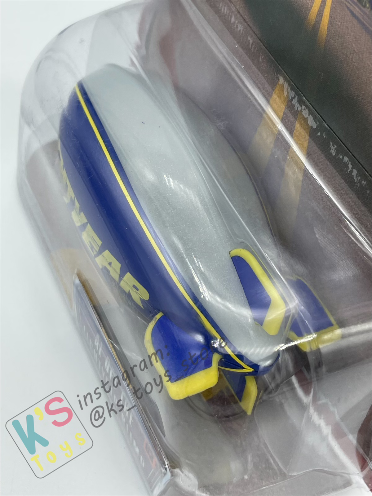 DISNEY PIXAR CARS 1:55 BY MATTEL, AL OFT THE LIGHTYEAR BLIMP (TINY VERSION) - THE WORLD OF CARS SERIES - BNIP