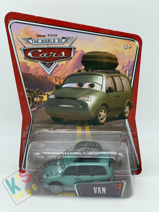 DISNEY PIXAR CARS "VAN #61" THE WORLD OF CARS - BNIP