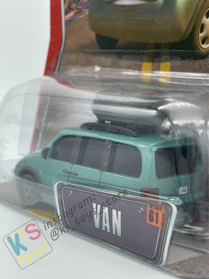 DISNEY PIXAR CARS "VAN #61" THE WORLD OF CARS - BNIP