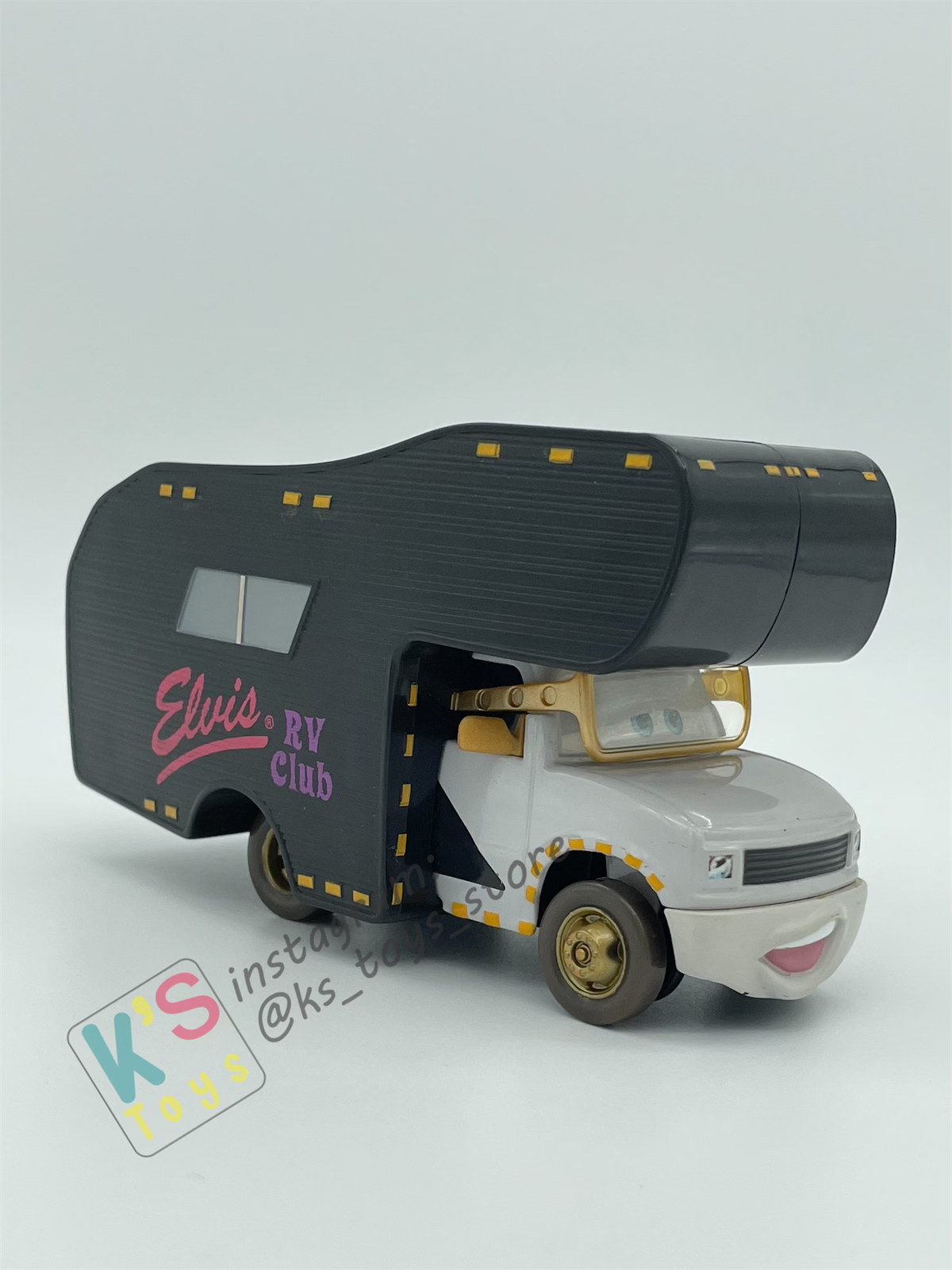 PRE-OWNED / LOOSE DISNEY PIXAR CARS - "ELVIS RV" CARS 1 PISTON CUP SERIES - DISPLAYED CONDITION