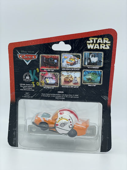 DISNEY PIXAR CARS 1:55 BY MATTEL EXCLUSIVE DISNEY PARKS "LIGHTNING MCQUEEN AS LUKE SKYWALKER" - BNIP