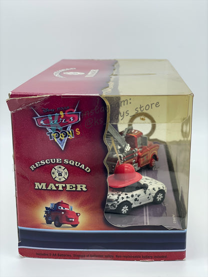 DISNEY PIXAR CARS BY MATTEL - EXCLUSIVE SDCC 2009 CARS TOON RESCUE SQUAD MATER 3-PACK GIFT SET "RESCUE SQUAD MATER, DALMATIAN MIA AND DALMATIAN TIA" - BNIB - READ DESCRIPTION!!!!