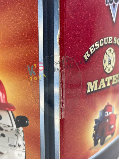 DISNEY PIXAR CARS BY MATTEL - EXCLUSIVE SDCC 2009 CARS TOON RESCUE SQUAD MATER 3-PACK GIFT SET "RESCUE SQUAD MATER, DALMATIAN MIA AND DALMATIAN TIA" - BNIB - READ DESCRIPTION!!!!