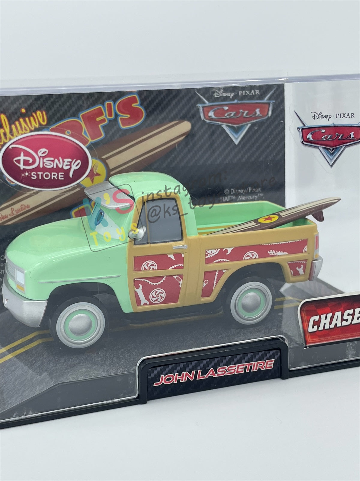 Disney Store Version of Disney Pixar Cars 1:43 - JOHN LASSETIRE - BNIP