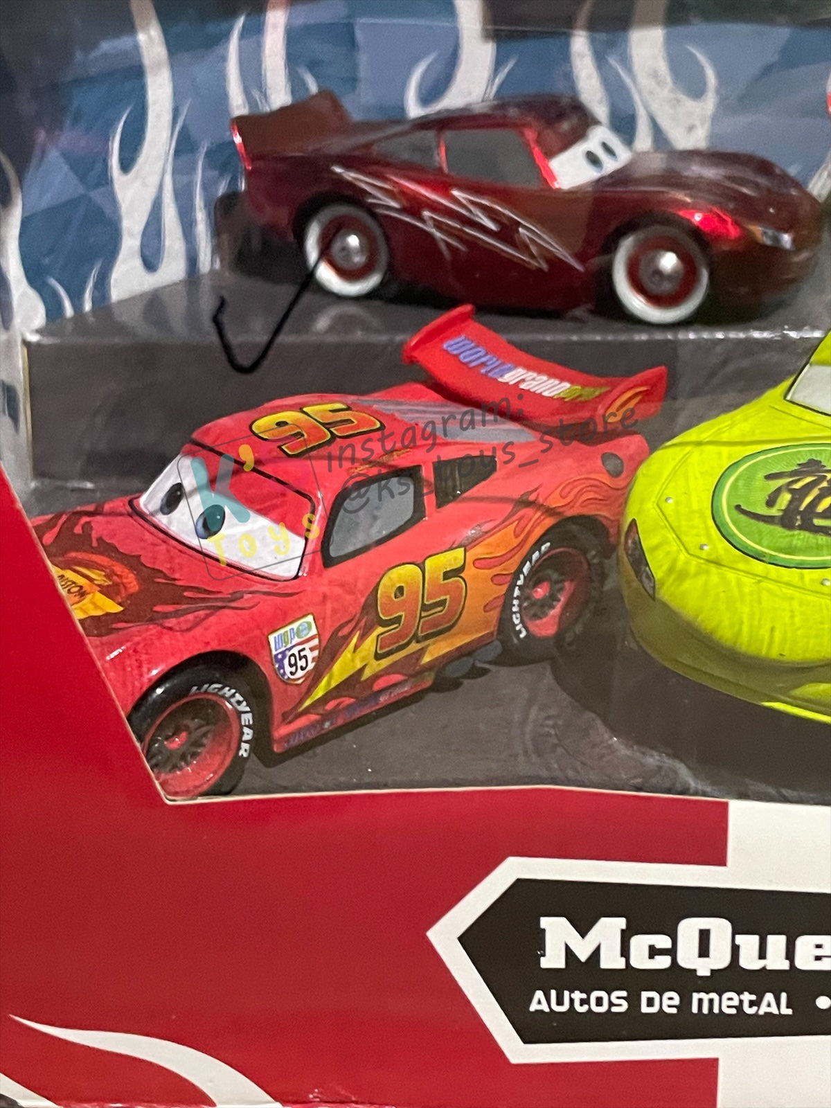 Disney Store Version of Disney Pixar Cars 1:43 - GIFT PACK "MCQUEEN O-RAMA 5-PACK GREEN TOKYO" - BNIP