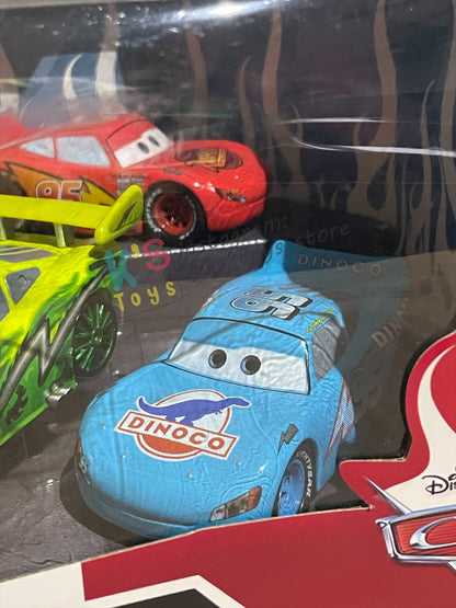 Disney Store Version of Disney Pixar Cars 1:43 - GIFT PACK "MCQUEEN O-RAMA 5-PACK GREEN TOKYO" - BNIP