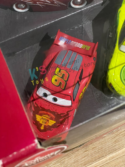 Disney Store Version of Disney Pixar Cars 1:43 - GIFT PACK "MCQUEEN O-RAMA 5-PACK GREEN TOKYO" - BNIP