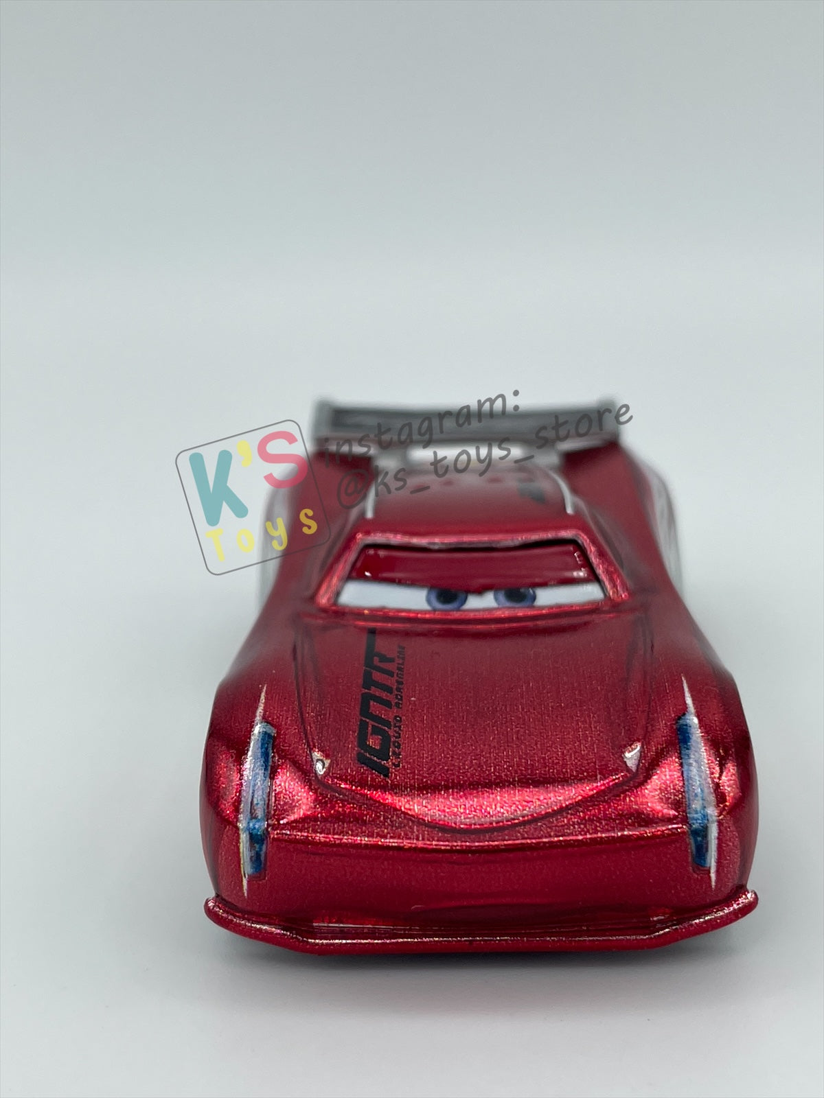 PRE-OWNED / LOOSE DISNEY PIXAR CARS - "RED RACING JACKSON STORM" RED RACING SERIES - MINT / NEAR MINT CONDITION - READ DESCRIPTION!!!!!!!!!!