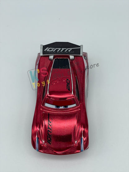PRE-OWNED / LOOSE DISNEY PIXAR CARS - "RED RACING JACKSON STORM" RED RACING SERIES - MINT / NEAR MINT CONDITION - READ DESCRIPTION!!!!!!!!!!