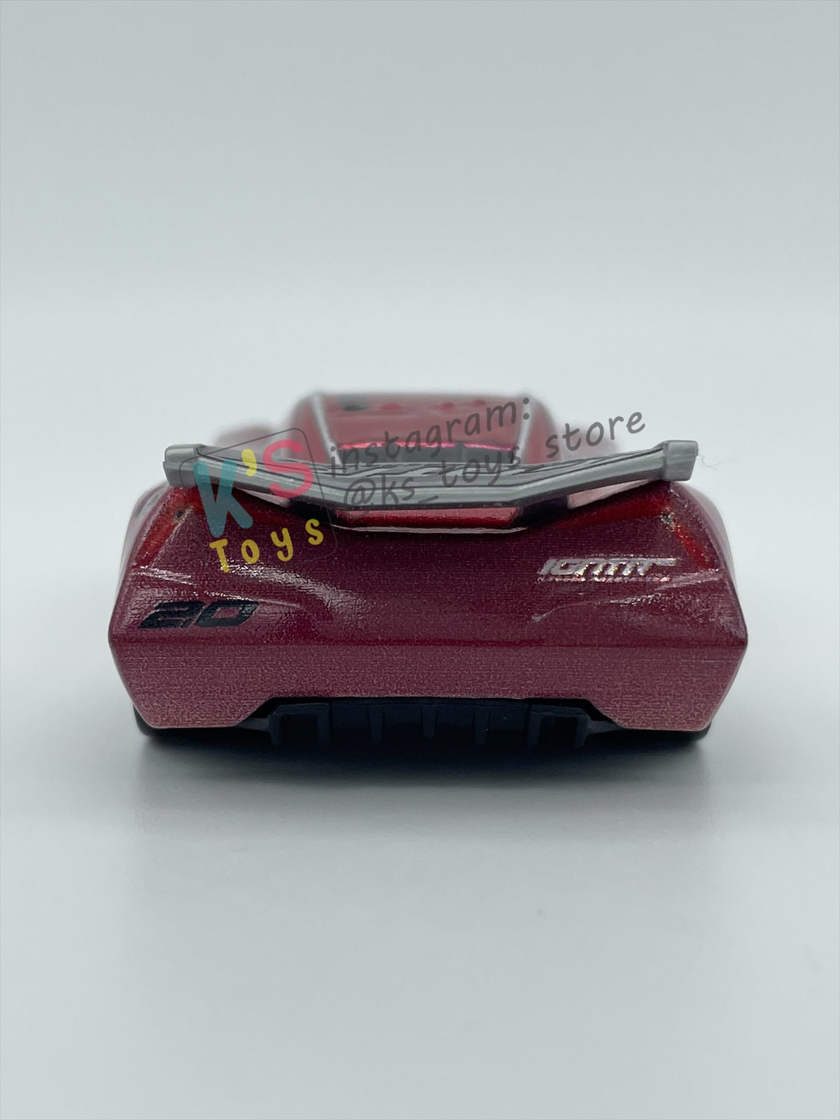 PRE-OWNED / LOOSE DISNEY PIXAR CARS - "RED RACING JACKSON STORM" RED RACING SERIES - MINT / NEAR MINT CONDITION - READ DESCRIPTION!!!!!!!!!!