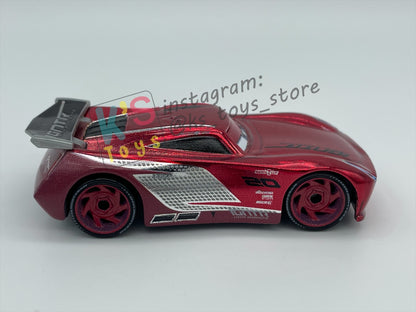 PRE-OWNED / LOOSE DISNEY PIXAR CARS - "RED RACING JACKSON STORM" RED RACING SERIES - MINT / NEAR MINT CONDITION - READ DESCRIPTION!!!!!!!!!!