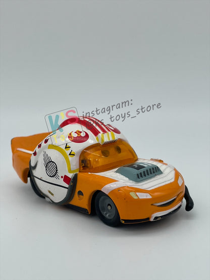 PRE-OWNED / LOOSE DISNEY PIXAR CARS BY MATTEL - "LIGHTNING MCQUEEN AS LUKE SKYWALKER" - STAR WARS SERIES - PLAYED WITH GOOD CONDITION - READ DESCRIPTION!!!!!!!!!!!