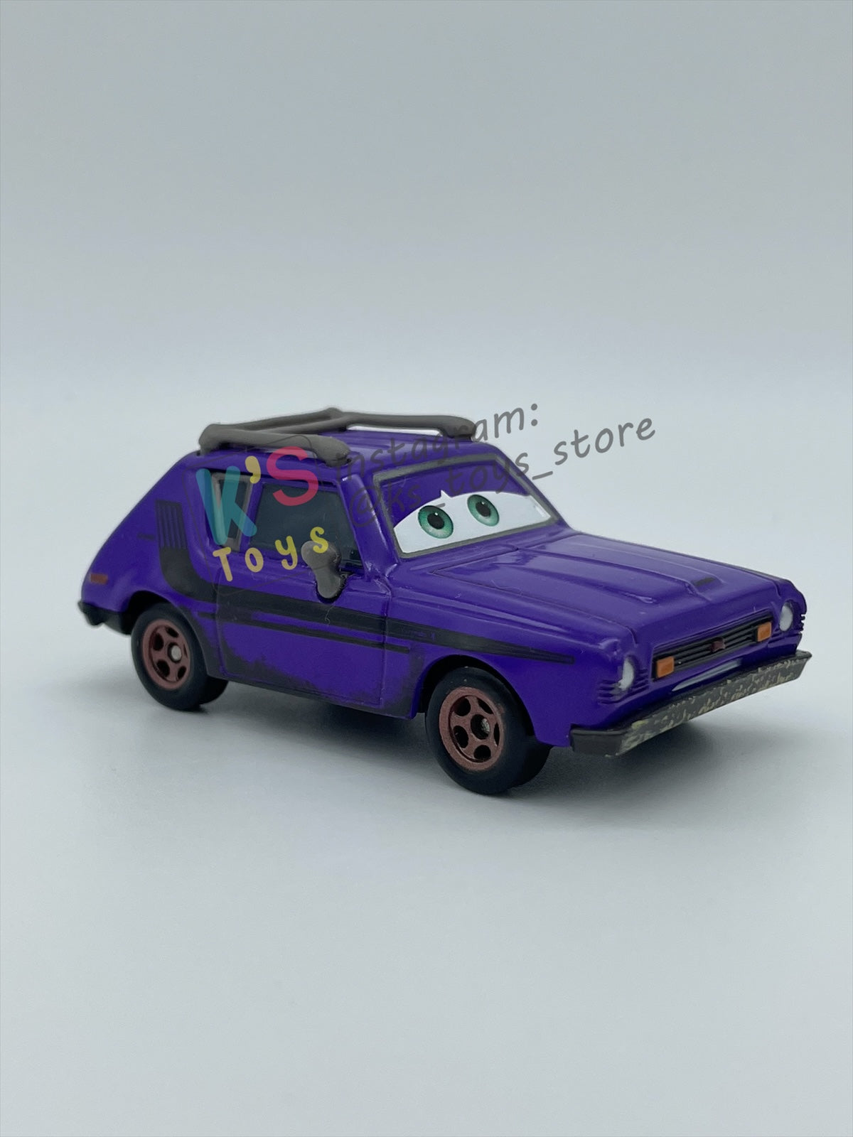 PRE-OWNED / LOOSE DISNEY PIXAR CARS - "DON CRUMLIN (GREEN EYES)" CARS 2 SERIES - MINT / NEAR MINT CONDITION - READ DESCRIPTION!!!!!!!!!!