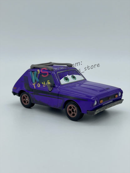 PRE-OWNED / LOOSE DISNEY PIXAR CARS - "DON CRUMLIN (GREEN EYES)" CARS 2 SERIES - MINT / NEAR MINT CONDITION - READ DESCRIPTION!!!!!!!!!!