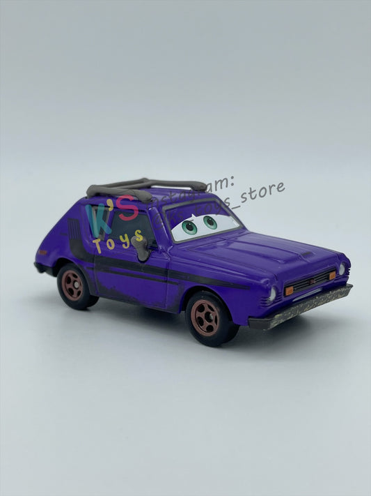 PRE-OWNED / LOOSE DISNEY PIXAR CARS - "DON CRUMLIN (GREEN EYES)" CARS 2 SERIES - MINT / NEAR MINT CONDITION - READ DESCRIPTION!!!!!!!!!!